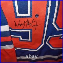 Wayne Gretzky Signed Autographed Oilers Vintage Custom Pro Home Jersey with COA