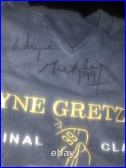 Wayne Gretzky Signed Autographed Original Classics Sweatshirt XL- Beckett COA