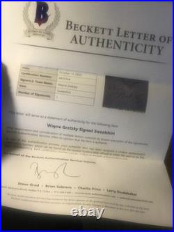 Wayne Gretzky Signed Autographed Original Classics Sweatshirt XL- Beckett COA