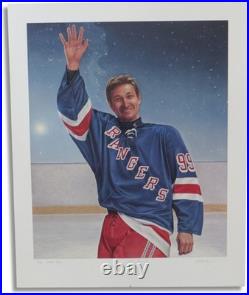 Wayne Gretzky Signed Autographed The Great Farewell 27X33 Ken Danby Litho /999