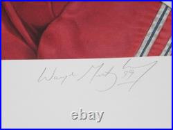 Wayne Gretzky Signed Autographed The Great Farewell 27X33 Ken Danby Litho /999