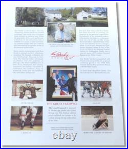 Wayne Gretzky Signed Autographed The Great Farewell 27X33 Ken Danby Litho /999