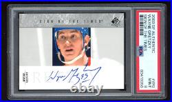 Wayne Gretzky Signed Card 2003 Upper Deck Sp Authentic Sign Of The Times Psa 9