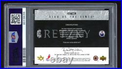 Wayne Gretzky Signed Card 2003 Upper Deck Sp Authentic Sign Of The Times Psa 9