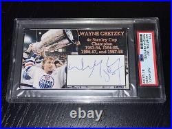 Wayne Gretzky Signed Custom Card PSA Slabbed Kings Oilers Blues Rangers HOF