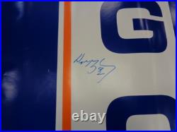 Wayne Gretzky Signed Dasher Board Decal Banner 70 x 32 Beckett COA BAS