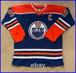 Wayne Gretzky Signed Edmomton Oilers Jersey XL Beckett Full Letter The Goat