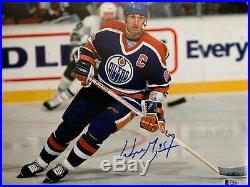 Wayne Gretzky Signed Edmonton Oilers 11x14 Photo Beckett BAS LOA A75474 PSA/DNA