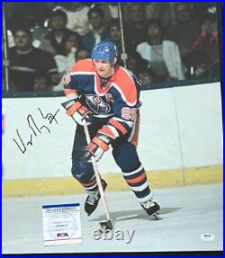 Wayne Gretzky Signed Edmonton Oilers 16x20 Photo Psa/dna Certified