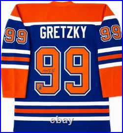 Wayne Gretzky Signed Edmonton Oilers Custom Jersey Wayne Gretzky Certification