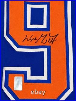 Wayne Gretzky Signed Edmonton Oilers Custom Jersey Wayne Gretzky Certification