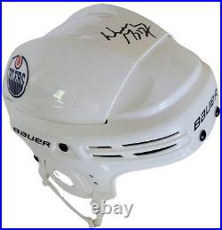 Wayne Gretzky Signed Edmonton Oilers Hockey Helmet Exact Proof COA. Autographed
