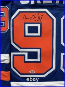 Wayne Gretzky Signed Edmonton Oilers Jersey PSA/DNA LOA #99 The Great One NHL