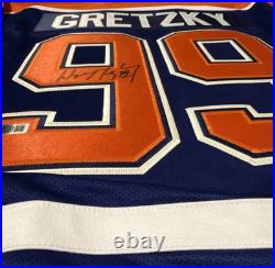Wayne Gretzky Signed Edmonton Oilers Jersey Reebok Beckett BAS LOA NWT