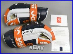 Wayne Gretzky Signed Edmonton Oilers Jofa Game Model Gloves Pair WGA COA TS024