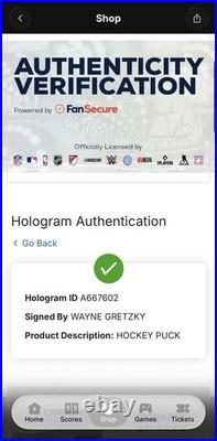 Wayne Gretzky Signed Edmonton Oilers Logo Hockey Puck Fanatics