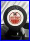 Wayne Gretzky Signed Edmonton Oilers Logo Hockey Puck JSA
