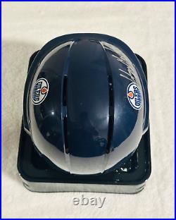 Wayne Gretzky Signed Edmonton Oilers Mini Helmet COA
