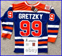 Wayne Gretzky Signed Edmonton Oilers Mitchell & Ness Authentic 79/80 Jersey BAS
