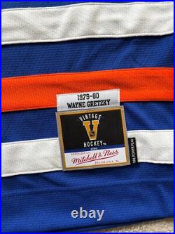 Wayne Gretzky Signed Edmonton Oilers Mitchell & Ness Authentic 79/80 Jersey BAS