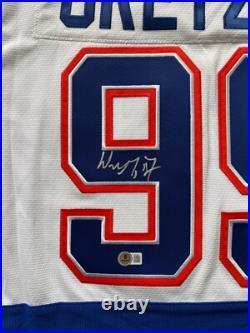 Wayne Gretzky Signed Edmonton Oilers Mitchell & Ness Authentic White Jersey BAS