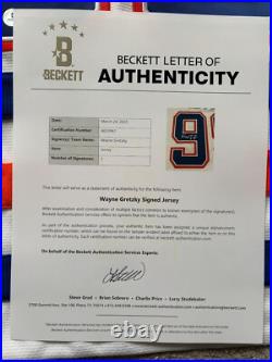 Wayne Gretzky Signed Edmonton Oilers Mitchell & Ness Authentic White Jersey BAS