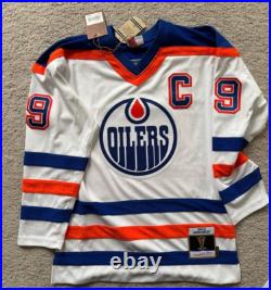 Wayne Gretzky Signed Edmonton Oilers Mitchell & Ness Authentic White Jersey BAS