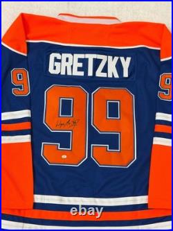 Wayne Gretzky Signed Edmonton Oilers Pro Style Hockey Jersey COA