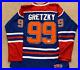 Wayne Gretzky Signed Edmonton Oilers Throwback Jersey Beckett Coa Full Letter#2