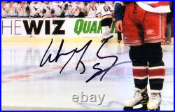 Wayne Gretzky Signed Final NHL Game 4/18/99 11x14 Photo JSA COA SS56035
