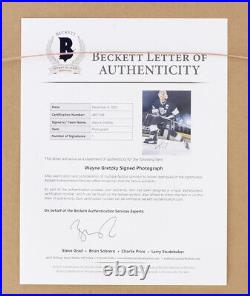 Wayne Gretzky Signed Framed 11x14 Los Angeles Kings Hockey Photo BAS LOA