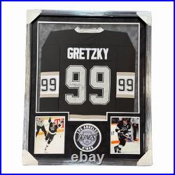 Wayne Gretzky Signed Framed LA Kings Jersey Fanatics COA