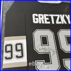 Wayne Gretzky Signed Framed LA Kings Jersey Fanatics COA