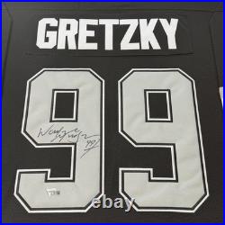 Wayne Gretzky Signed Framed LA Kings Jersey Fanatics COA