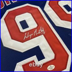 Wayne Gretzky Signed Framed NY Rangers Jersey Autographed COA 34x42