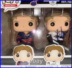 Wayne Gretzky Signed Funko Pop 4 Pack Boxed Set Beckett Certified (AE48608)