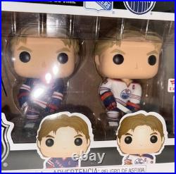 Wayne Gretzky Signed Funko Pop 4 Pack Boxed Set Beckett Certified (AE48608)