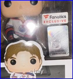 Wayne Gretzky Signed Funko Pop 4 Pack Boxed Set Beckett Certified (AE48608) Wayne Gretzky Signed Funko Pop 4 Pack Boxed Set Beckett Certified (AE48608)