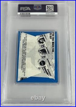 Wayne Gretzky Signed Game Issued Hespeler Hockey Stick JSA COA + 1979 Topps PSA