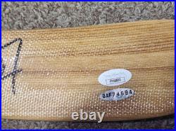 Wayne Gretzky Signed Game Issued Hespeler Hockey Stick JSA COA + 1979 Topps PSA