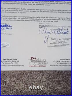 Wayne Gretzky Signed Game Issued Hespeler Hockey Stick JSA COA + 1979 Topps PSA