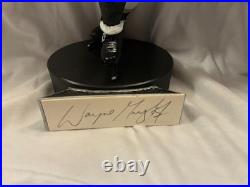Wayne Gretzky Signed Gartlan Autographed Figurine Black with two mini figurines Wayne Gretzky Signed Gartlan Autographed Figurine Black with two mini figurines