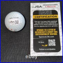 Wayne Gretzky Signed Golf Ball JSA COA Kings Oilers Blues Rangers Hockey