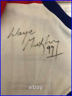 Wayne Gretzky Signed Hall of fame jersey