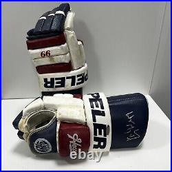 Wayne Gretzky Signed Hespeler Game Model Hockey Gloves Autographed Upper Deck