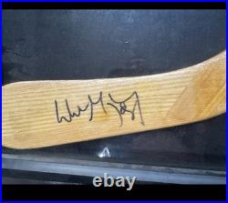 Wayne Gretzky Signed Hockey Blade Signed In Person Edmonton Oilers