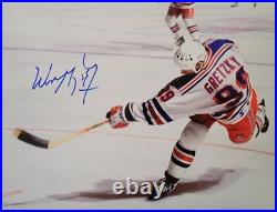 Wayne Gretzky Signed IP Autograph Auto 8.5x11 Photo-New York Rangers
