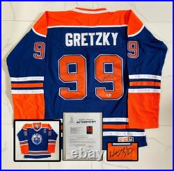 Wayne Gretzky Signed Jersey Edmonton Oilers Beckett BAS 1 COA