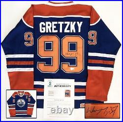 Wayne Gretzky Signed Jersey Edmonton Oilers Beckett BAS COA