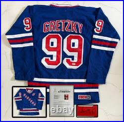 Wayne Gretzky Signed Jersey New York Rangers Beckett BAS COA